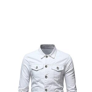 Vestes en jean fabriquées en usine sur mesure à la mode pour hommes Motif imprimé d'hiver Offre Spéciale Prix compétitif Techniques lavées - Product Image 4