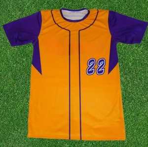 เสื้อเจอร์ซีย์เบสบอลมืออาชีพสำหรับทุกเพศโลโก้ตามสั่ง - Product Image 1