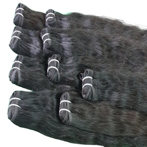 Meilleure vente 12 - 40 pouces péruvien brésilien vente en gros double étiré à cuticule alignée os droit faisceaux de cheveux humains bruts vierges - Product Image 6