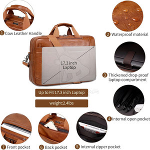 <b>Leather</b> Laptop <b>Bag</b> <b>Men</b> Padded Genuine <b>Leather</b> Carry <b>Bag</b> Custom Made High Quality Wholesale <b>Leather</b> Laptop <b>Bag</b> - Product Image 4