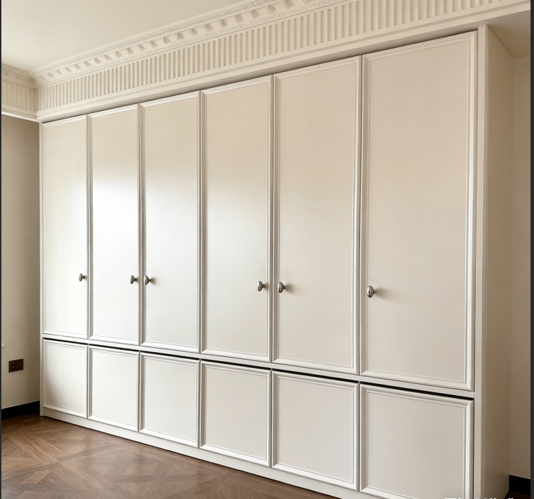 Customized Bedroom Wardrobe Furniture With Glass