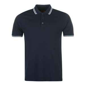 เสื้อโปโลสำหรับผู้ชายเสื้อคอตตอน100% ถักแบบทึบระบายอากาศได้ดีสไตล์สตรีทสูงกำหนดเอง - Product Image 3