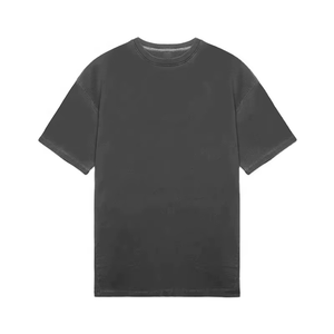 Camiseta de Algodón Esencial para Hombre al por Mayor, Lisa, Transpirable, de Tela Jersey, con Logotipo Personalizado - Product Image 2