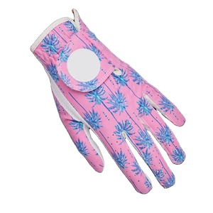 2025 superventas Premium Cabretta cuero de piel de oveja para agarre Superior impreso hombres mano izquierda OEM GUANTES DE Golf - Product Image 1