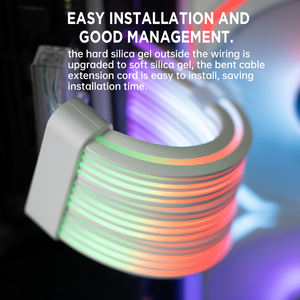 ATX 24pin ARGB 오라 싱크 5V 3 핀 RGB PSU 연장 케이블 GPU 8 핀 커넥터 케이블 재고 있음 5V 3Pin RGB PSU 연장 케이블 - Product Image 6