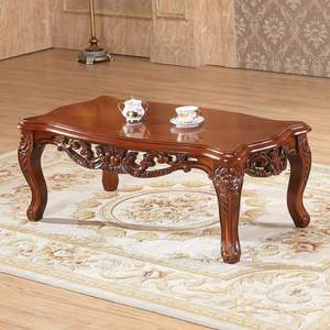 Mesa de Centro de Madera Pulida a Mano, Muebles de Sala de Estar de Primera Calidad, Textura Refinada, Atractivo Elegante para Hogares de Lujo - Product Image 3