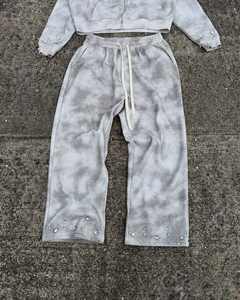 ชุดวอร์มสำหรับผู้ชายแบบระบายอากาศได้ดีชุดวอร์มสำหรับผู้ชายทำจากผ้าฝ้ายออกแบบโลโก้ตามสั่ง - Product Image 2