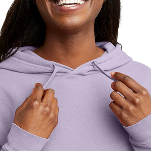 Top qualité tendance régulier 100% coton personnalisé femmes grande taille polaire sweats à capuche pour les femmes - Product Image 4