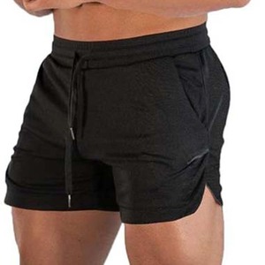 กางเกงกีฬาขาสั้นผู้ชายกางเกงวิ่งผ้าฟลีซแบบลำลองมีกระเป๋ามีซิปกางเกงออกกำลังกายกางเกงวอร์ม - Product Image 6