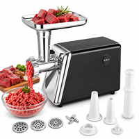 Hachoir Électrique Multifonctionnel et Hachoir à Viande, Embotteuse à Saucisses, Trancheuse à Légumes, Robot Culinaire pour la Maison et la Restauration - Vente Chaude