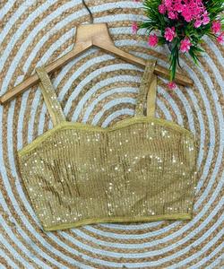 Listo para usar, blusas de trabajo bordadas de diseñador para mujeres indias, ropa de fiesta, diseñador de bodas, última blusa para mujer, ropa - Product Image 2