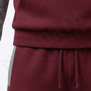 Ensemble sweat-shirt et jogging à deux tons pour homme, avec poche kangourou, pour l'hiver, la salle de sport, le sport, 100% coton, ensemble de survêtement personnalisé - Product Image 5