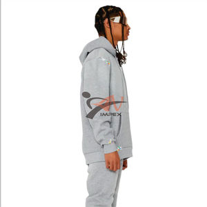 Survêtements de luxe à jambes évasées et délavés à l'acide - Survêtements pour hommes tendance et confortables, modernes et élégants, vente en gros personnalisée - Product Image 5