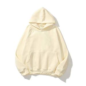 Sudaderas con capucha de invierno unisex, sudaderas con capucha de algodón liso de gran tamaño personalizadas bordadas en blanco de talla grande para hombre, suéter para hombre a granel - Product Image 3