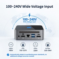 Geniş Voltajlı 100V-240V Intel Core I5 I7 I9 İşlemcili Mikro Bilgisayar, Tek 2.5G Ethernet Portu ve Dahili Soğutma Fanı ile Ofis ve Ev Kullanımı İçin