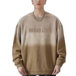 Meilleure qualité French Terry Ras Du Cou Imprimé Pull Brodé Lavé Confort Hoodies Sweatshirts - Product Image 2
