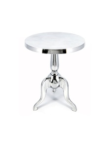 Nouveau style métal argent tabouret laiton aluminium fer haute qualité personnaliser tabouret fait à la main fantaisie tabouret décoratif - Product Image 2