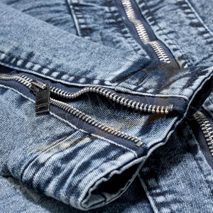 Veste en jean moto avec logo personnalisé la plus vendue streetwear imperméable et confortable veste en jean moto pour homme - Product Image 5