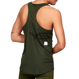 Débardeur de gymnastique avec logo personnalisé pour hommes, en coton/polyester de haute qualité, respirant à séchage rapide, pour les sports de plein air, le fitness et la course à pied - Product Image 6