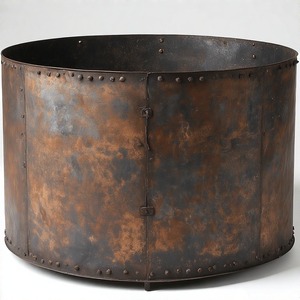 Foyer d'extérieur FurnaceMist avec couvercle de grille rustique pour le jardin extérieur, le patio, le camping et la décoration. - Product Image 6