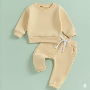 Conjunto de Ropa de Algodón para Bebé, Sudadera Suave y Pantalones Deportivos - Product Image 6