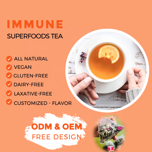 Thé Détoxifiant et Stimulant Immunitaire aux Herbes avec Séné, Gingembre et Ginseng - Product Image 4