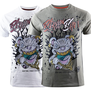 Camiseta Extra Grande de Algodón con Lavado Ácido para Hombre, Estilo Hip Hop Urbano, Técnica Ultra Premium, Camisetas para Hombre - Product Image 1