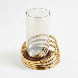 Soporte de portavelas de hoja con acabado de níquel de excelente calidad - Product Image 4