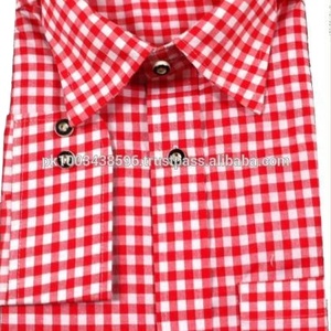 Chemise traditionnelle allemande bavaroise Oktoberfest Herren Hemden Trachten Chemise à carreaux pour oktoberfest 2023 - Product Image 3