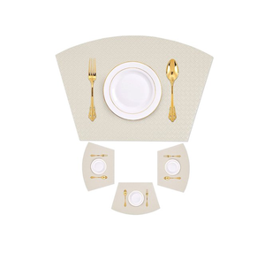 Look de créateur Tapis de plaque en cuir Couleur noire Bonne qualité Accessoire ménager Qualité supérieure Meilleure vente - Product Image 2