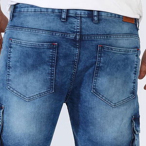 Shorts de Mezclilla para Hombre, Estilo Casual Cómodo para el Día a Día, Color Azul Clásico, Corte Ajustado, Inspirado en la Moda Urbana, Shorts de Mezclilla para Hombre para el Verano - Product Image 6