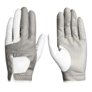 Guantes de golf de cuero Cabretta de mano izquierda o derecha de alta calidad y cuero Pu con logotipo y diseño personalizados para unisex - Product Image 2