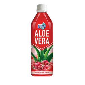 Proveedor al por mayor etiqueta personalizada 500ml botella para mascotas ALOE VERA BEBIDA mejor calidad vietnamita bebida de Aloe Vera certificación HALAL - Product Image 1