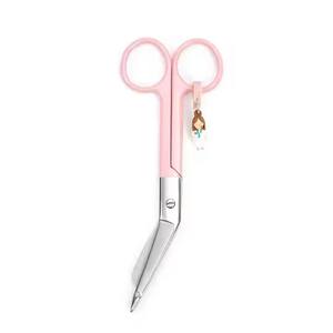กรรไกรผ่าตัดใช้กรรไกรตัดผ้าพันแผลมีด้ามจับพิมพ์ลายสีสันสดใสทำจากสแตนเลส - Product Image 5