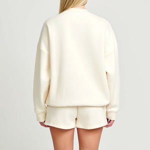 Sweat-shirt tissé respirant à la mode pour femmes décontracté grande taille vêtements d'hiver du Pakistan Logo avant élégant pour femmes - Product Image 2