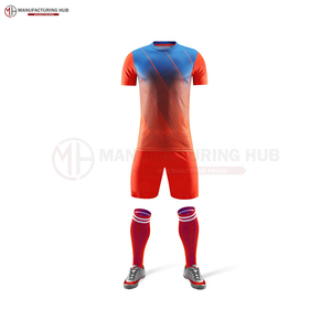 Conjunto de uniformes de fútbol de secado rápido con logotipo personalizado, ropa deportiva de fútbol, uniformes de fútbol de alta calidad al por mayor - Product Image 3