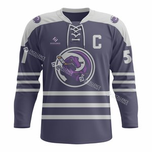 Nueva llegada de la sublimación personalizada conjuntos de uniformes de hockey sobre hielo 100% poliéster de secado rápido y transpirable hecho en Pakistán - Product Image 1