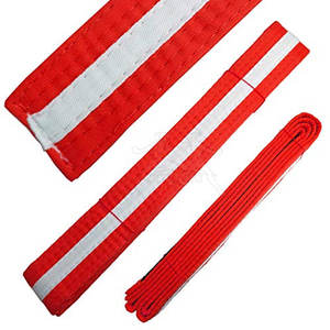 Cinturón de Jiu Jitsu con logotipo personalizado para escuelas de artes marciales CINTURÓN DE Jiu Jitsu de algodón grueso con costuras fuertes - Product Image 6