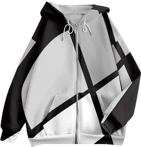 Jogger Set <b>Hoodie</b> <b>Men</b> Zipper Style <b>Fleece</b> <b>Hoodie</b> Oversized Fit Cotton Pullover Streetwear Winter Fashion Zip <b>Hoodie</b> - Product Image 5