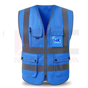 Chaleco de seguridad de alta visibilidad Ropa DE SEGURIDAD Chaleco reflectante de trabajo Bolsillos múltiples Ropa DE TRABAJO Seguridad. - Product Image 1
