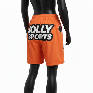 กางเกงขาสั้นออกกำลังกายผู้หญิง พิมพ์โลโก้ได้ ผ้าไนลอนผสมสแปนเด็กซ์ สำหรับเล่นกีฬา ฟิตเนส วิ่ง และออกกำลังกายทั่วไป - Product Image 5