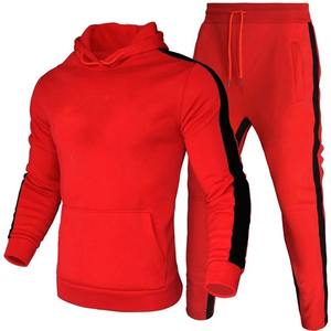 Chándal para hombre 100% algodón para hombre Otoño e Invierno Nuevo Color sólido Sudadera con capucha + Pantalones Conjunto de dos piezas Conjunto de moda Chándal para hombre - Product Image 5