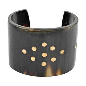 Bracelet en corne de buffle écologique fait main de qualité supérieure, matériau naturel poli, bijoux ethniques traditionnels pour femmes - Product Image 6
