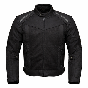 Blouson de moto ventilé en Cordura grande taille, vêtement de sport d'été avec doublure en maille respirante, blouson de moto réfléchissant avec protections CE - Product Image 2