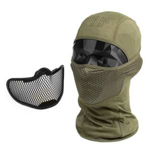 Masque thermique intégral en polaire 100% polyester avec logo personnalisé, masque de ski extensible en polyester/spandex, sports d'hiver, cyclisme - Product Image 3