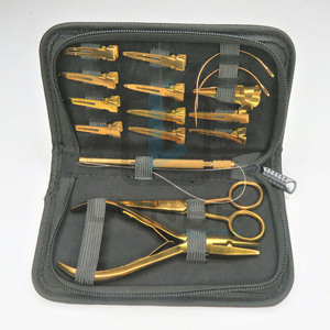 2023 New Trendy Wholesale Salon <b>Hair</b> <b>Extension</b> <b>Tools</b> Supplies in Rose Gold Plasma <b>Hair</b> <b>Extension</b> Pliers <b>Tools</b> Kit Set - Product Image 5