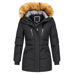 Parka pour femme sur mesure, 100% nylon, fermeture éclair de luxe, automne, imperméable, coupe-vent, respirant, séchage rapide, écologique, capuche - Product Image 5