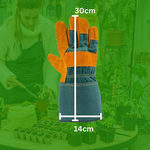 Meilleure performance Gants de travail en cuir de vachette fendu Gants de gréeur canadiens durables résistants à l'abrasion et à la chaleur - Product Image 4