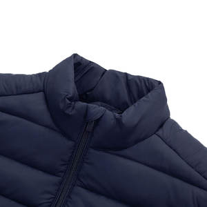 Chaleco acolchado sin mangas de invierno para hombre, chaqueta a prueba de viento con relleno de lona de algodón y poliéster 100% de buena calidad - Product Image 6