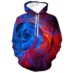 Ensemble Cadeau Homme 3D Réaliste Imprimé Flamme Pullover Sweatshirts Pull à Capuche Sweat Hip Hop Youth Hoody - Product Image 6